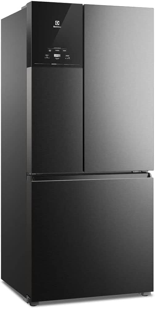 Geladeira Electrolux Multidoor Efficient com Autosense e Inverter 590L Black Inox Look (IM8B) 220V